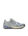 New Balance Blue Low Top Sneaker With Logo Patch On Tongue And Side And Perforated Panels In Tech Fabric Unisex In Multicolour