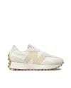 New Balance 327 Low-top Sneakers In Sea Salt With Sandstone In White