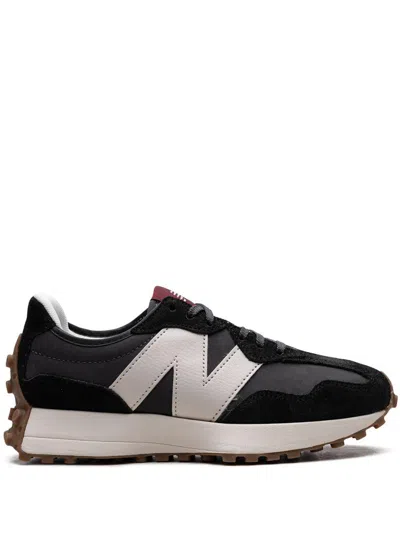 New Balance Black Low Top Sneakers With Logo Detail On The Side In Suede Unisex