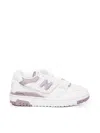 New Balance 550 Sneakers In Sea Salt-lilac