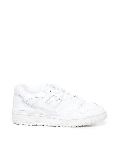 New Balance Sneakers 550 In Calfskin In White