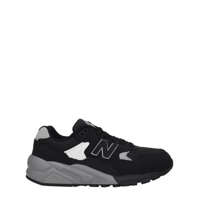 New Balance Sneakers 580 Women Suede Black/silver