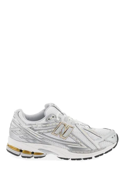 New Balance 1906 Metallic-effect Sneakers In White