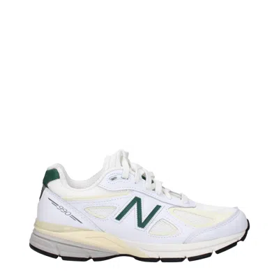 New Balance Sneakers 990 Men's Leather White/green