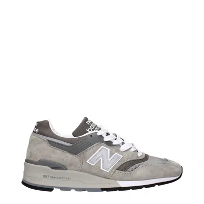 New Balance Sneakers 997 Men's Suede Gray