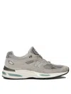 New Balance 991v2 Suede And Mesh Sneakers