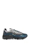New Balance Lace-up Sneakers With Sole And Dynamic Design In Animal Print