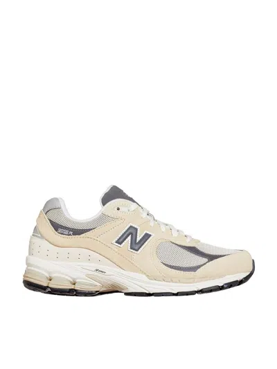 New Balance 2002 Woman Sneakers Beige Size 7 Textile Fibers, Leather
