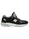New Balance Mesh And Suede Sneakers With Reflective Accents In Black