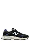 New Balance Suede And Mesh 9060 Sneaker Design In Black