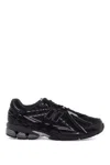 New Balance Black Low Top Sneakers With Logo Detail In Tech Fabric Man In Black