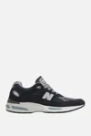 New Balance 991v2 Sneakers With Mesh Panels And Reflective Accents In Multi