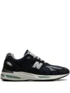 New Balance 991v2 Sneakers With Mesh Panels And Reflective Accents In Blue
