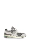 New Balance 2002r Panelled Brushed Suede And Mesh-knit Sneakers In Gray