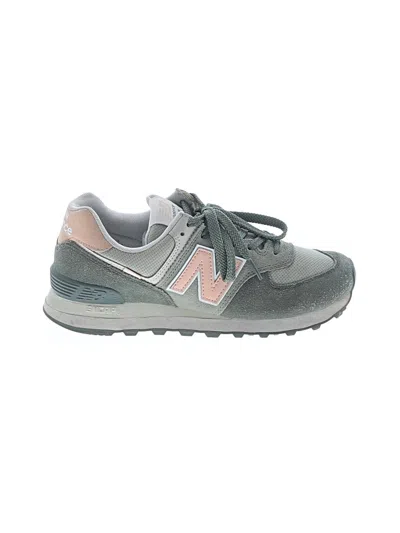 Pre-owned New Balance Sneakers In Gray