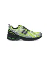New Balance Low Top Sneakers With Mesh Upper And Pull Tab In Green