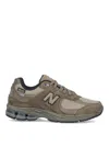 New Balance Army Green Suede And Mesh 2002r Sneakers In Green