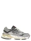 New Balance Mesh Panel Rubber Sole Sneakers In Grey
