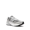 New Balance Grey Low Top Sneakers With Logo Detail In Suede And Tech Fabric Man In Grey