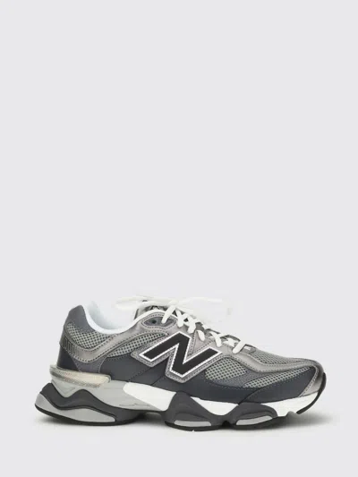 New Balance Unisex Synthetic Leather And Mesh Sneakers In Gray