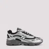 New Balance Mens Silver Metallic Green 1000 Metallic Mixed-material Trainers