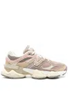 New Balance 9060 Mesh-suede Sneakers In Neutral