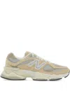 New Balance '9060' Brown Sneaker With Side Logo And Chunky Sole In Multicolor