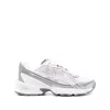 New Balance Pink Low Top Sneakers With Logo Patch On Side And Tongue And Perforated Panels In Multicolor