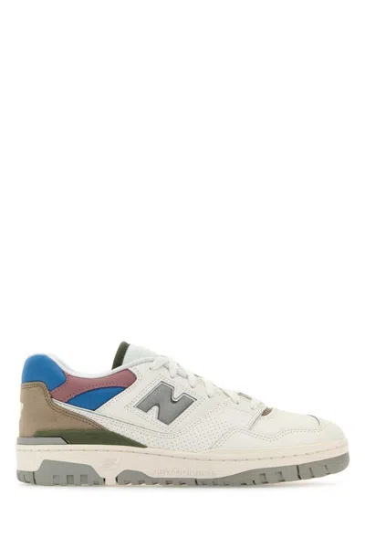 New Balance Multicolor Panels Leather 550 Sneakers In Multicoloured