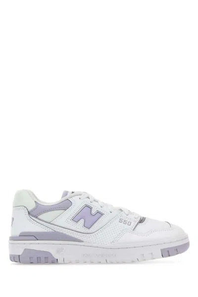 New Balance 550 Woman Sneakers White Size 5 Soft Leather, Textile Fibers