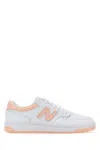 New Balance Leather Sneakers 480 Two-tone Accents In Multicoloured
