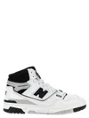 New Balance High-top Sneakers With Perforated Rubber Sole In Multicoloured