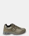New Balance Army Green Suede And Mesh 2002r Sneakers In Green