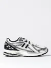 New Balance Multicolor Low Top Sneakers With Logo Detail On The Rear In Tech Fabric Man In White