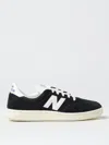 New Balance Mens T500 Suede Low-top Trainers Black Sea Salt In Black