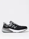 New Balance Mesh Upper Sneakers Contrast Midsole In Black