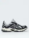 New Balance Mesh Panelled Low Top Sneakers In Schwarz