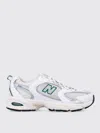 New Balance 530 Low-top Sneakers In White With Teal In Grün