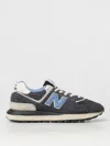 New Balance 574 Chunky Rubber Lug Sole Sneakers In Grey