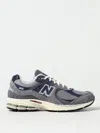 New Balance 2002 Branded Suede And Mesh Low-top Trainers In Grey