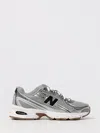 New Balance 740 Mesh Sneakers With Leather Inserts In Gray