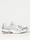 New Balance Man Sneakers Silver Size 11 Textile Fibers, Synthetic Fibers In White