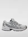 New Balance Mesh And Leather Sneakers In White