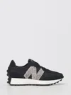 New Balance Womens Black  Leopard White 327 Suede And Mesh Low-top Trainers Eur 36.5 / 3.5 Uk In Black