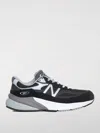 New Balance Black Low Top Sneakers With Logo Detail In Suede And Tech Fabric Woman In Schwarz