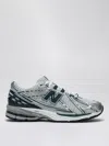 New Balance 1906r Silver Colored Sneaker With Mesh Design And Side Logo In Synthetic Fiber Unisex In Gray