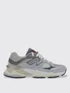 New Balance Mesh Panel Rubber Sole Sneakers In Gray