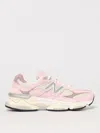 New Balance '9060' Pink Sneaker With Side Logo And Chunky Sole In Pink