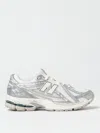 New Balance Woman Sneakers Silver Size 6.5 Textile Fibers, Synthetic Fibers In Silber