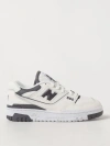 New Balance Two-tone Leather 550 Low Top Sneakers In White